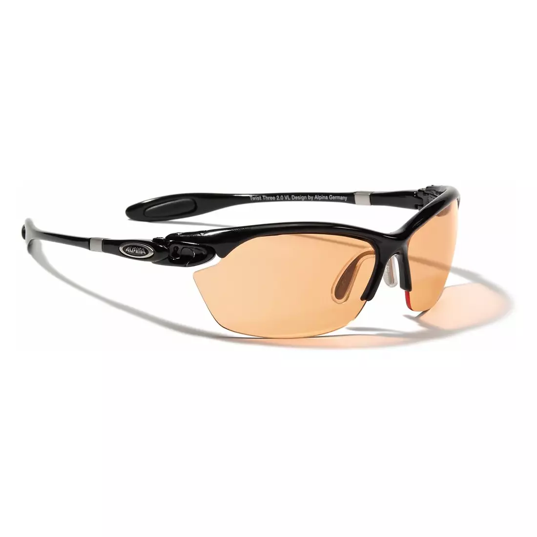 ALPINA TWIST THREE 2.0 VL - ochelari sport, fotocromatici - culoare: Negru