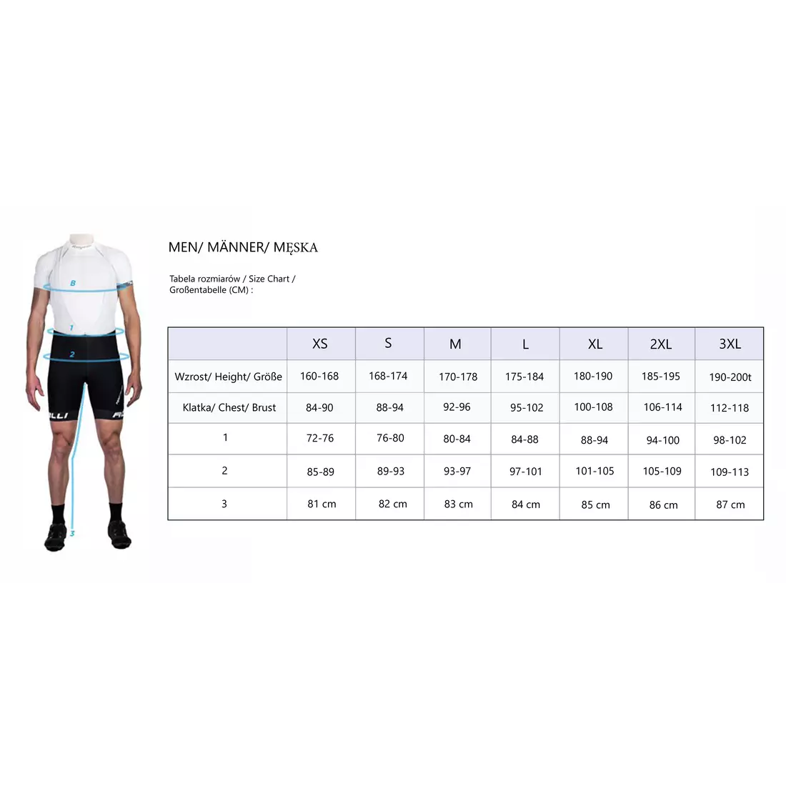 ROGELLI FOBELLO - pantaloni de ciclism de iarnă cu inserție de gel COMFORT GEL