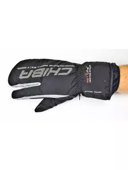 CHIBA mănuși de ciclism de iarnă ALASKA PLUS 2017 negru