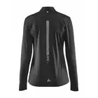 CRAFT REFLECTIVE ZIP 1905499-998000 tricou pentru alergare cu mânecă lungă, negru