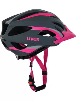 Casca de bicicleta UVEX VIVA 2 410104mat18 gri roz mat