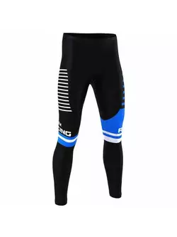 FDX 1800 pantaloni de ciclism cu izolație, negru-albastru