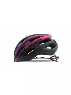 GIRO SAGA - casca de bicicleta dama, neagra si roz