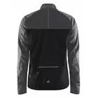Jachetă de iarnă pentru ciclism CRAFT RIME, negru-gri 1905452-975999