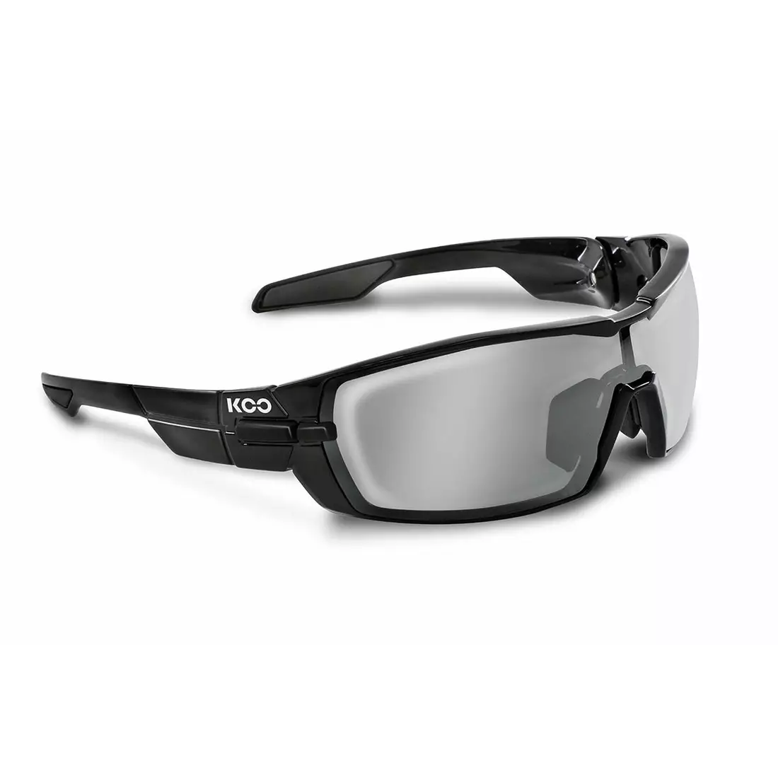 KOO OPEN - ochelari sport BLACK CEY00002.201 - negru-szkło-smokemirror/transparent