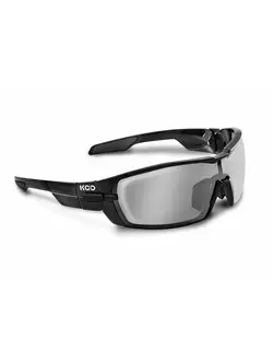 KOO OPEN - ochelari sport BLACK CEY00002.201 - negru-szkło-smokemirror/transparent