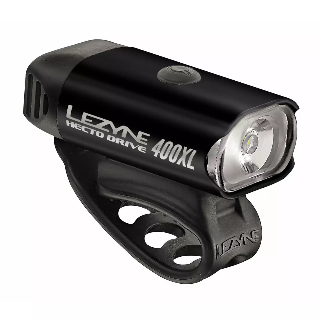 LEZYNE Set lampă HECTO DRIVE 400XL față 400 lumeni, FEMTO spate 7 lumeni, negru USB, LZN-1-LED-9P-V904