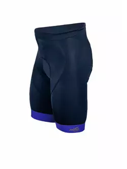 MikeSPORT MARATHON PRO HP14 - pantaloni scurți pentru bărbați fără bretele, HP Carbon, culoare: Albastru
