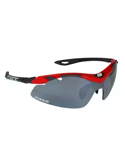 Ochelari FORCE DUKE cu lentile interschimbabile rosu si negru 91023