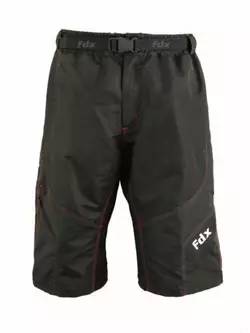 Pantaloni scurți de ciclism MTB pentru bărbați FDX 2020 negru și roșu