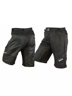 Pantaloni scurți de ciclism MTB pentru bărbați FDX 2020 negru și roșu