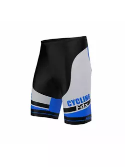 Pantaloni scurți de ciclism pentru bărbați FDX 1070, negru și albastru