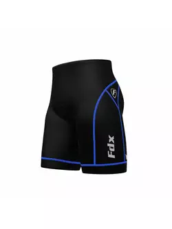 Pantaloni scurți de ciclism pentru bărbați FDX 990, negru și albastru