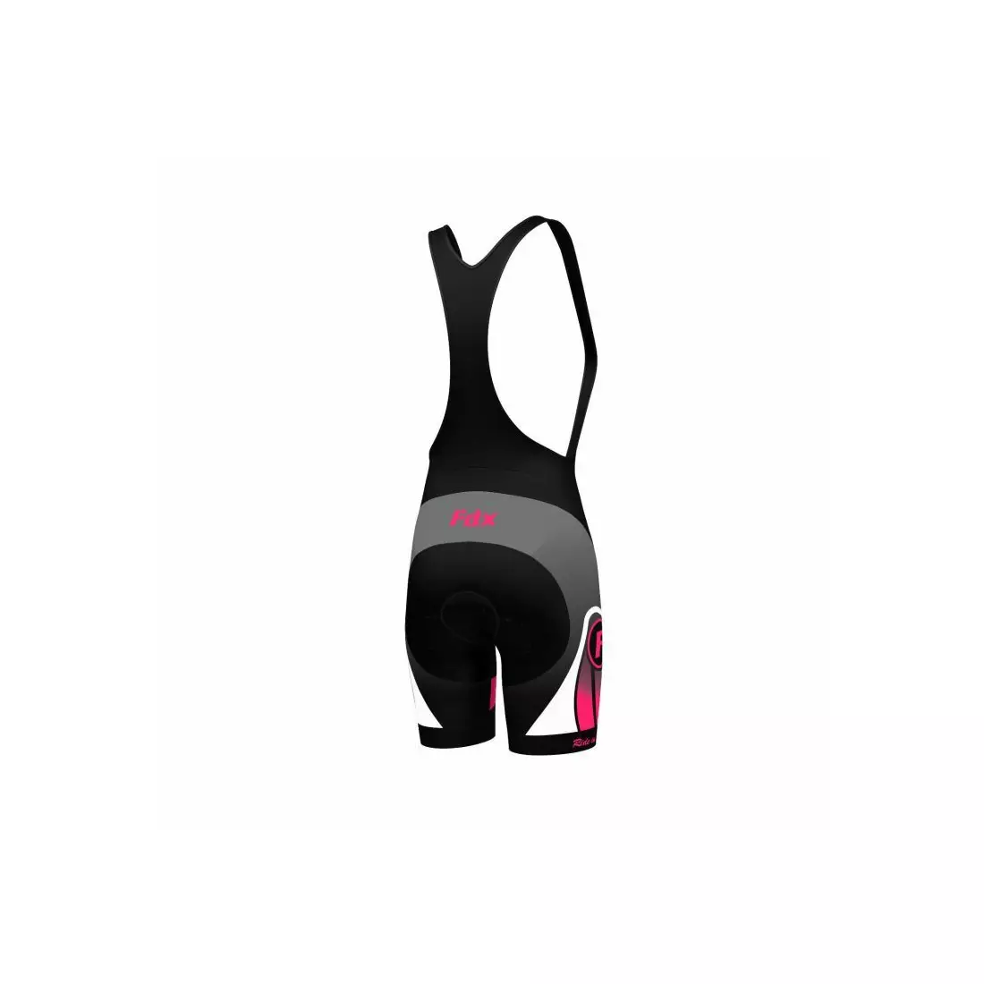 Pantaloni scurți de ciclism pentru femei FDX 1020, negru și roz