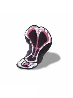 Pantaloni scurți de ciclism pentru femei FDX 1020, negru și roz
