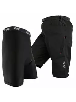 Pantaloni scurți pentru ciclism MTB pentru bărbați FDX 2010, negru