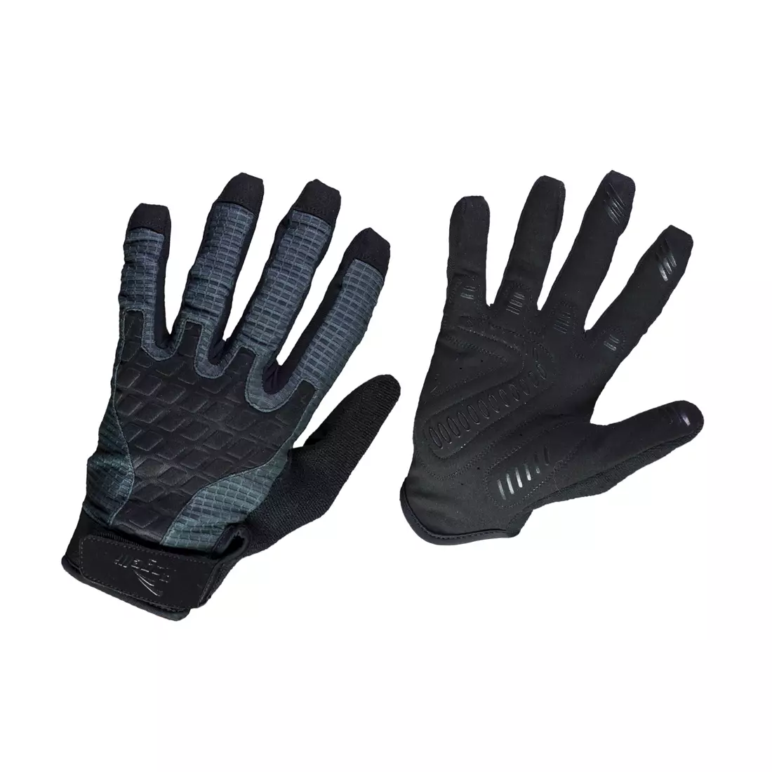 ROGELLI BIKE ADVENTURE 060.602 - mănuși pentru bărbați MTB, negre și gri