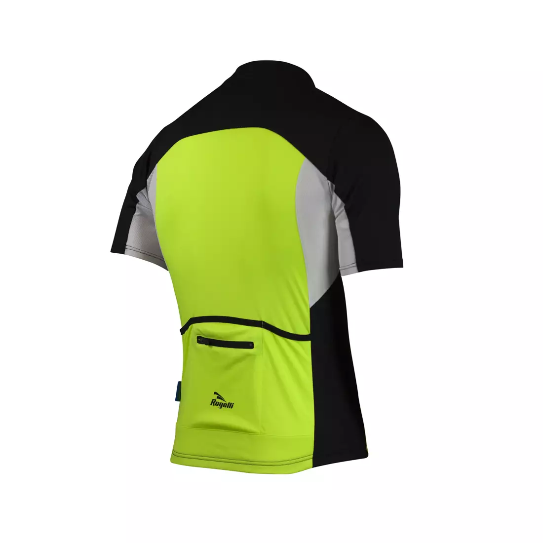 ROGELLI BIKE RECCO 2.0 tricou de ciclism pentru bărbați, 001.135 - fluor-alb-negru