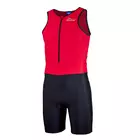 ROGELLI TRI FLORIDA 030.001 ținută de triatlon masculin, roșu și negru
