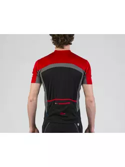Tricou pentru ciclism bărbați ROGELLI BIKE MANTUA 2.0, 001.068 - negru-gri-fluor