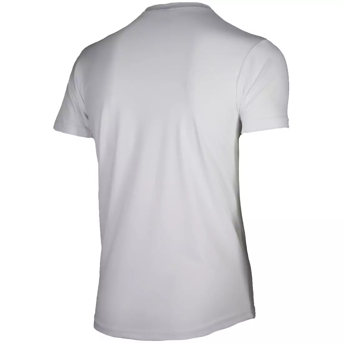 ROGELLI RUN PROMOTION cămașă sport pentru bărbați cu mânecă scurtă, alb