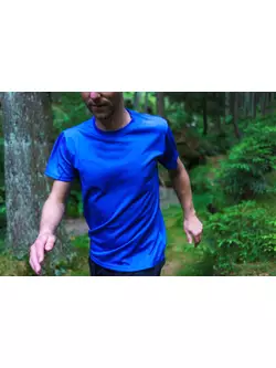 ROGELLI RUN PROMOTION cămașă sport pentru bărbați cu mânecă scurtă, albastru