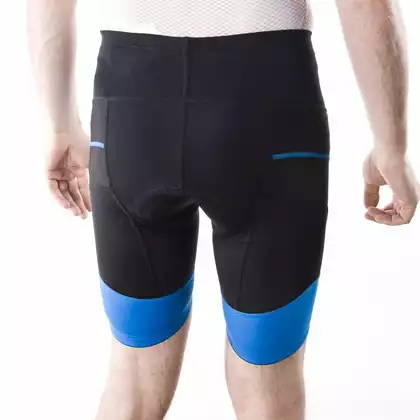 DEKO CLASSIC pantaloni scurți pentru bărbați, negru-albastru