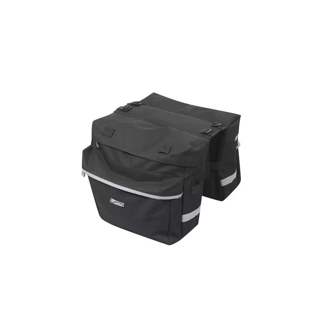 FORCE Geantă dublă pentru bagaje 2x 10L negru