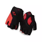 GIRO STRADE DURE mănuși de ciclism, negre și roșii