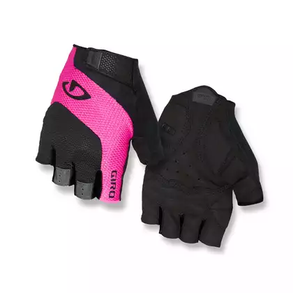 GIRO TESSA GEL damskie rękawiczki rowerowe, czarno-różowe