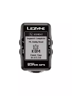 LEZYNE SUPER GPS HRSC Încărcat, computer pentru biciclete