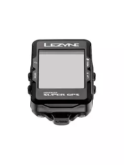 LEZYNE SUPER GPS negru, computer pentru bicicleta