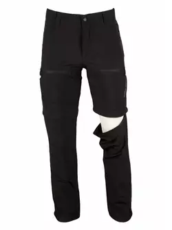 METEO - KLAUDIA - pantaloni sport dama cu picioare detasabile, negri