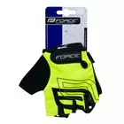 Mănuși de ciclism fluoro FORCE SPORT 905574
