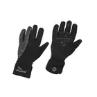 Mănuși de iarnă pentru ciclism ROGELLI FLASH, softshell, negre
