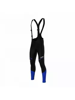 Pantaloni izolați pentru ciclism softshell FDX 1300, negru și albastru