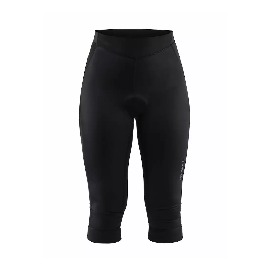 Pantaloni scurți de ciclism 3/4 pentru femei CRAFT RISE, negri 1906077-999000