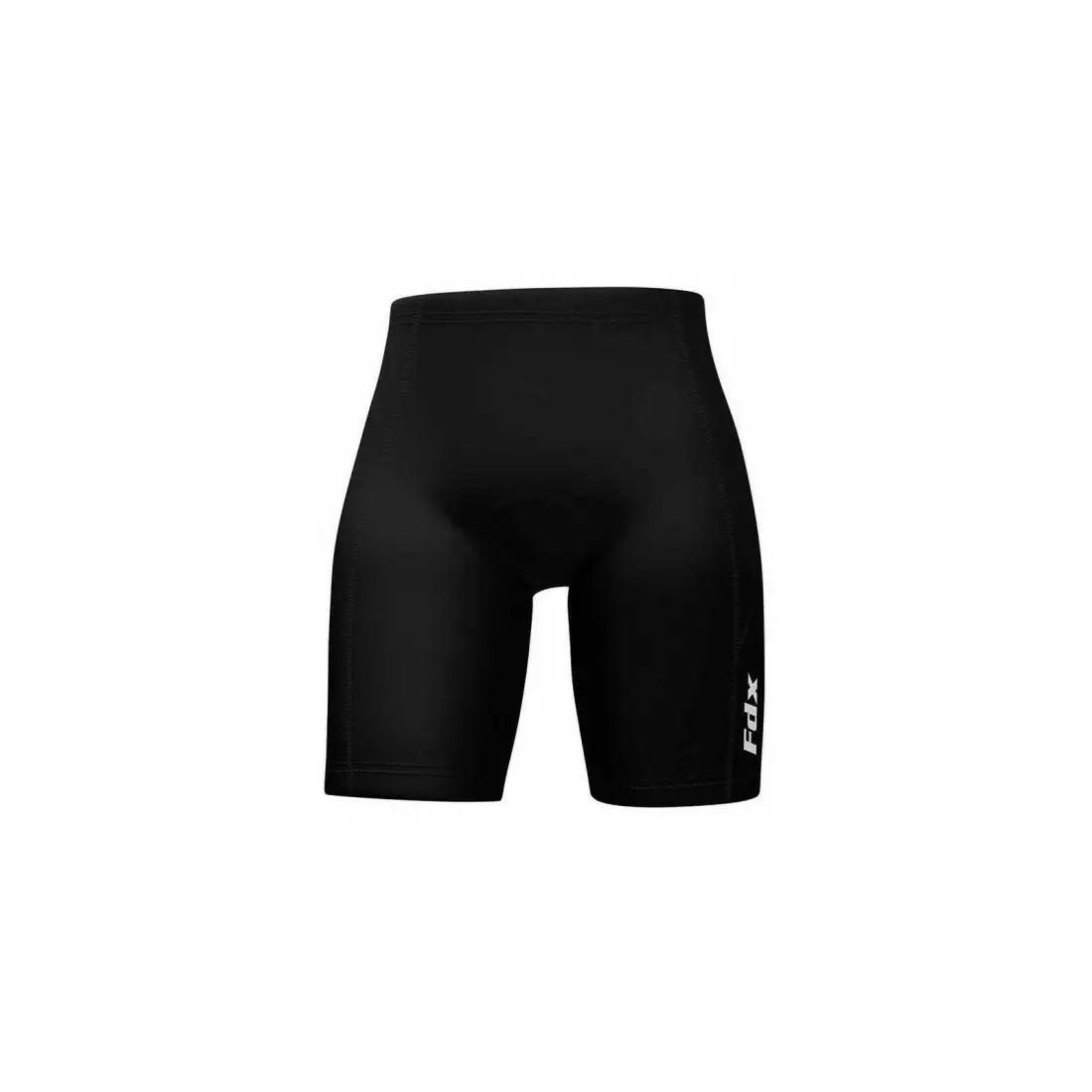 Pantaloni scurți de ciclism bărbați FDX 1600, negru - cusătură neagră