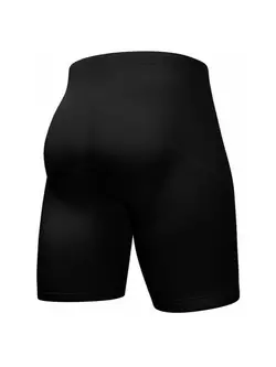Pantaloni scurți de ciclism bărbați FDX 1600, negru - cusătură neagră