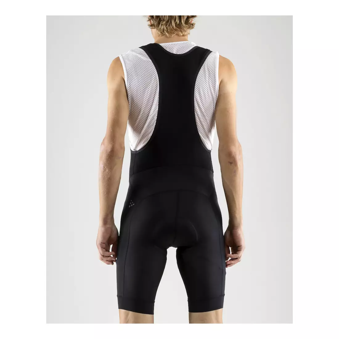 Pantaloni scurți de ciclism pentru bărbați CRAFT RISE, salopete, negru, 1906099-999000