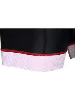 Pantaloni scurți de ciclism pentru bărbați DEKO STYLE, negru-roșu