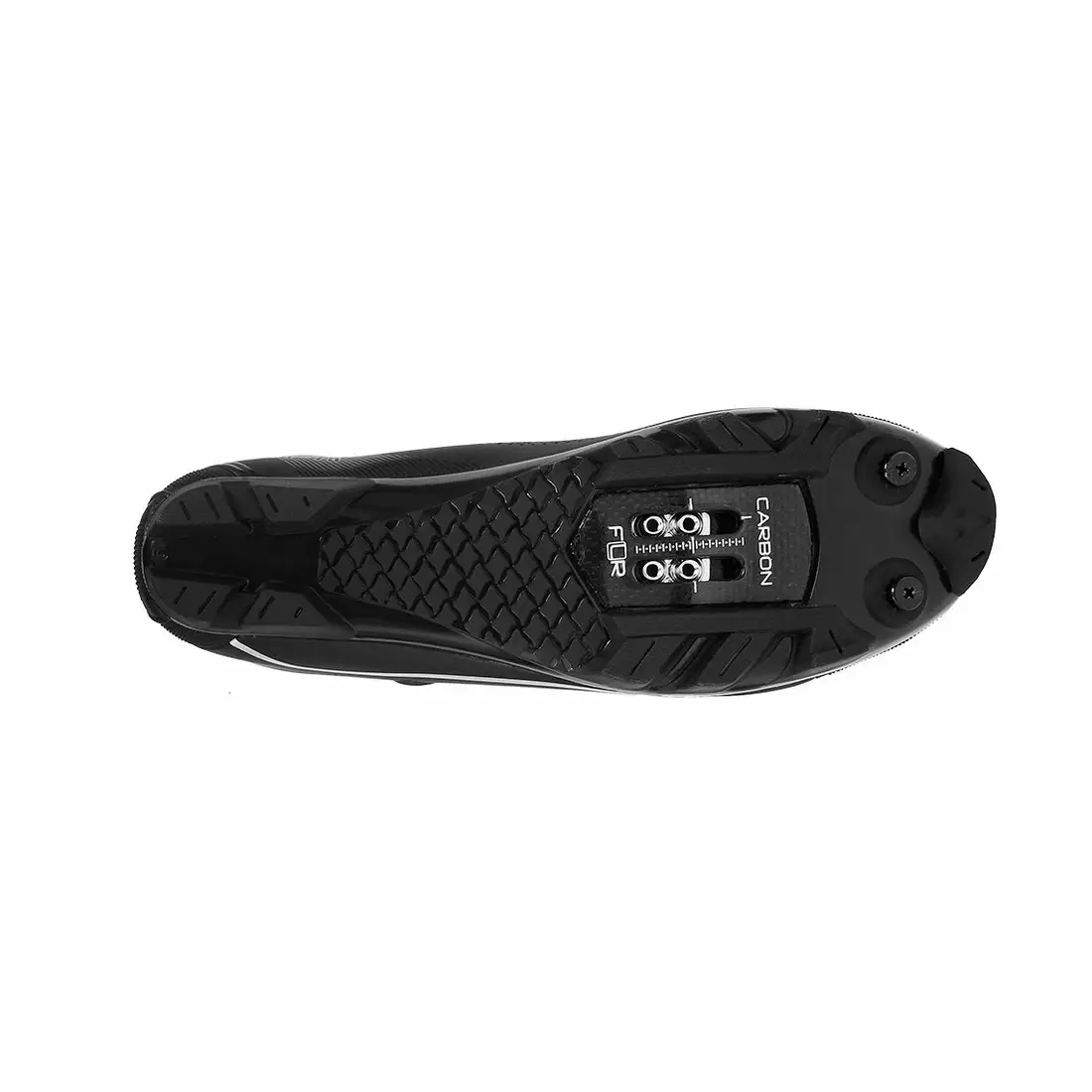 Pantofi de ciclism MTB FLR F-75, carbon, negri