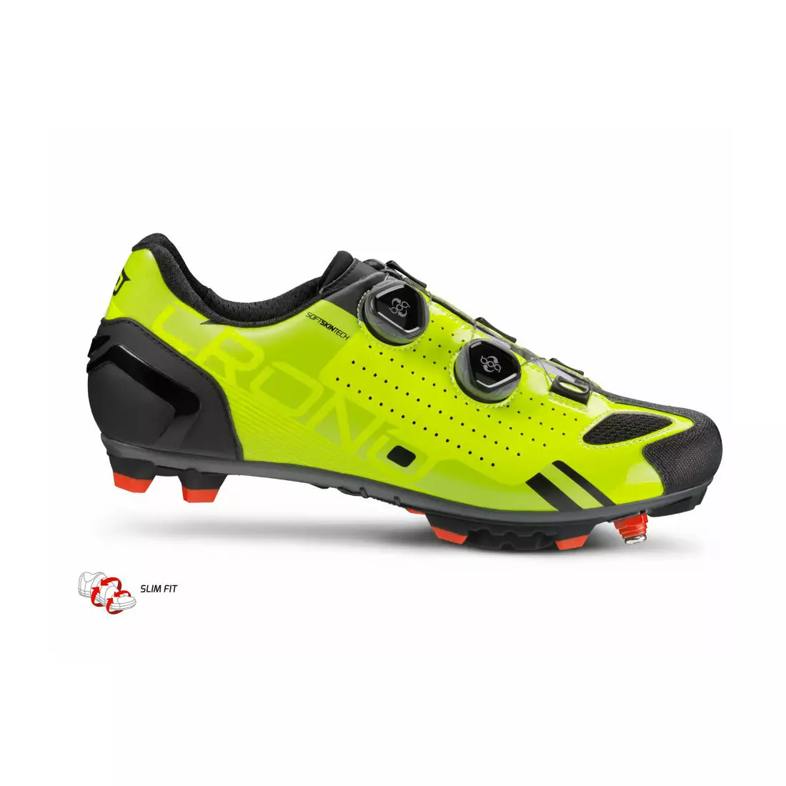 Pantofi de ciclism MTB pentru bărbați CRONO CX2 Nylon, fluor
