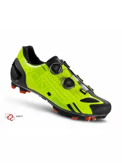 Pantofi de ciclism MTB pentru bărbați CRONO CX2 Nylon, fluor