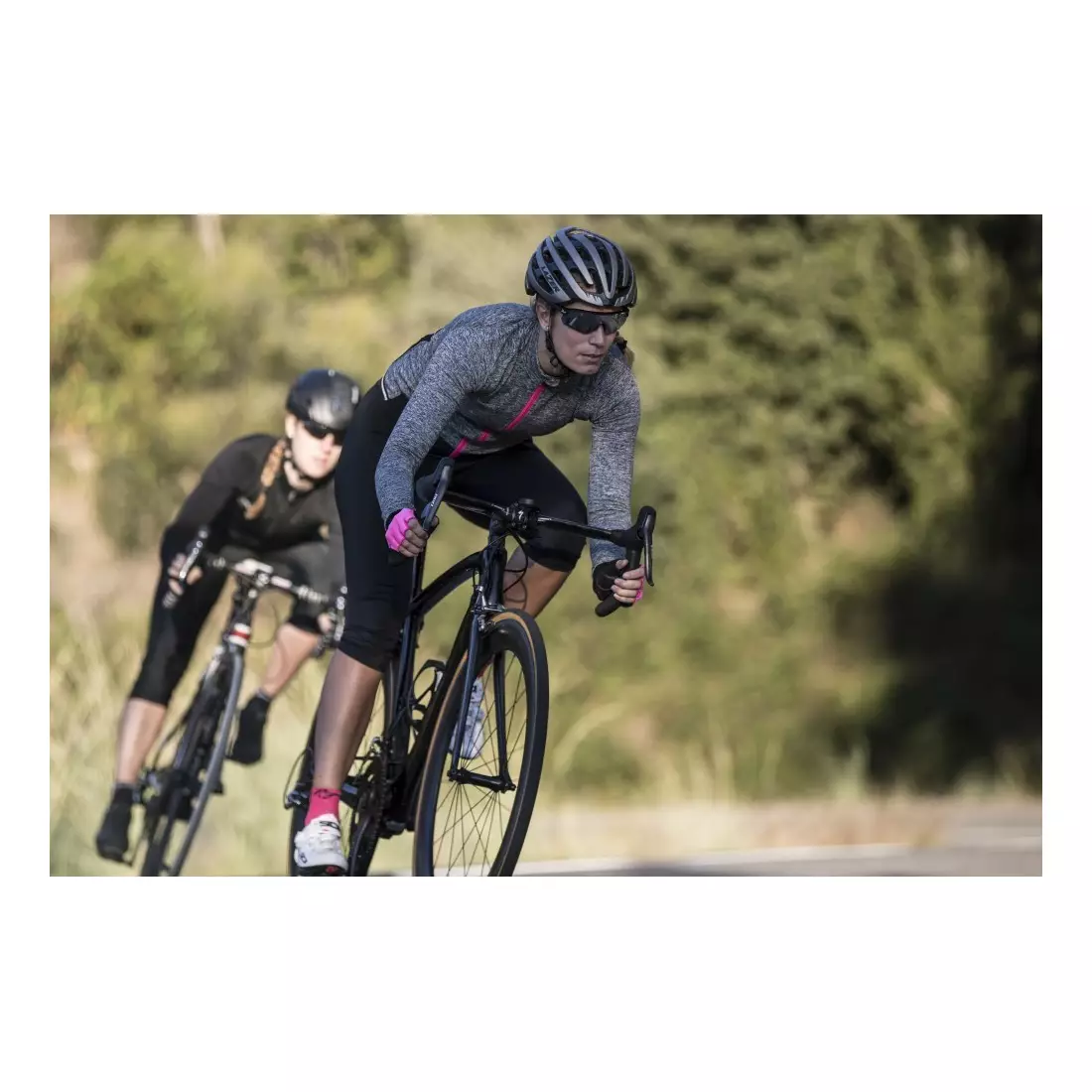ROGELLI BENICE 2.0 Hanorac de ciclism pentru femei, gri-roz