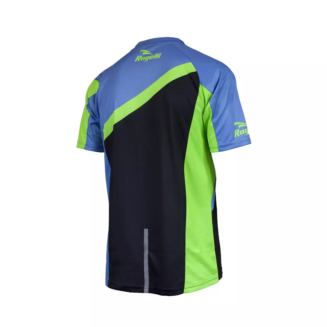 ROGELLI BIKE ADVENTURE 060.101 tricou de ciclism masculin MTB, albastru-negru-fluor