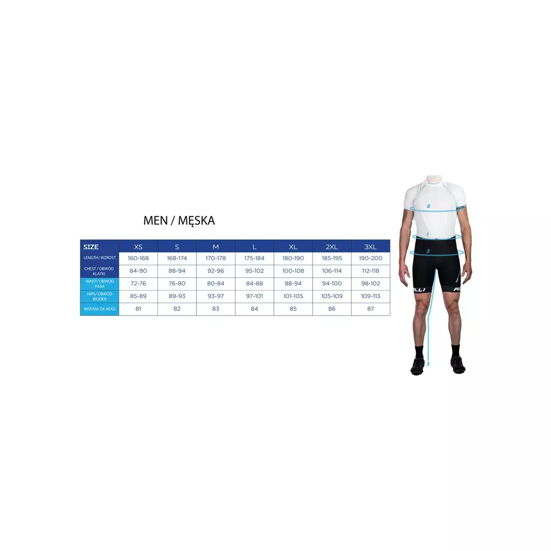 ROGELLI BIKE ADVENTURE 060.101 tricou de ciclism masculin MTB, albastru-negru-fluor