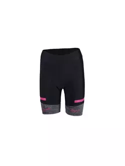 ROGELLI BIKE CAROU 2.0 010.237 pantaloni scurți dama negru-gri-roz