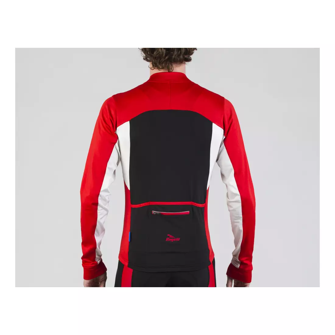 ROGELLI RECCO 2.0 bluză de ciclism ușor izolată roșie 001.140