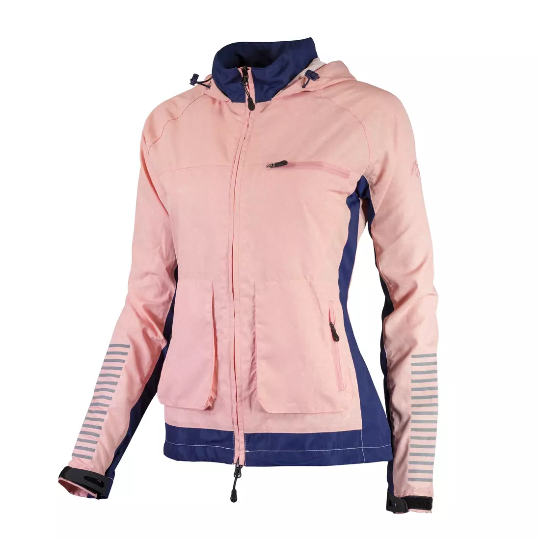 ROGELLI RUN DESIRE 840.865 - jachetă de vânt pentru alergare ușoară pentru femei, roz-coral